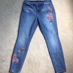 *2/$20* Nine West embroidered jeans
